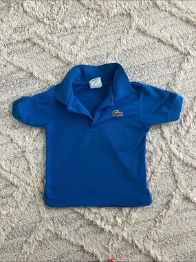 Lacoste boys / toddler 3, Royal Blue polo